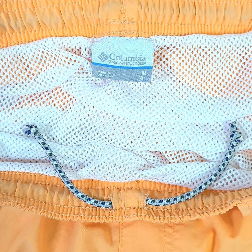 Columbia PFG MED Peach Omni Shade Lined Multi Pockets Men's Water Shorts Trunks - Picture 6 of 12